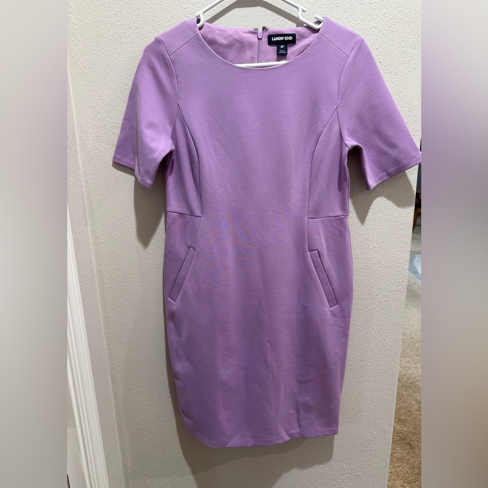 Lands' End Lavender Dress